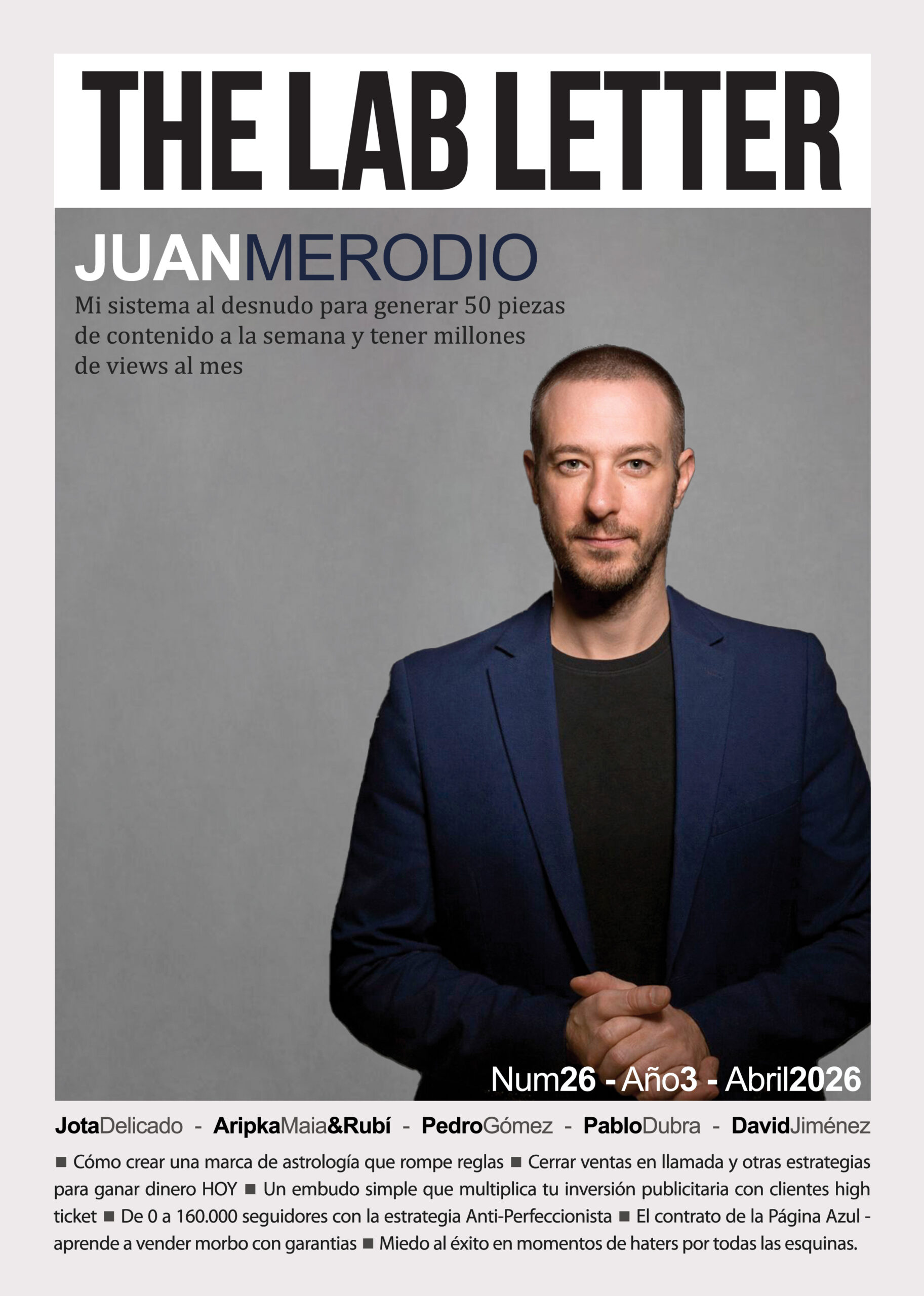 26 - Mi sistema al desnudo para generar 50 piezas de contenido a la semana y tener millones de views al mes - Juan Merodio